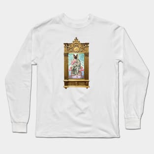 Cat God or delusions of grandeur collage: A cat's self-portrait Long Sleeve T-Shirt